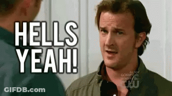 Man Saying Hells Yeah Next To Another GIF