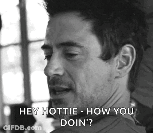 Man Saying Hey Hottie GIF