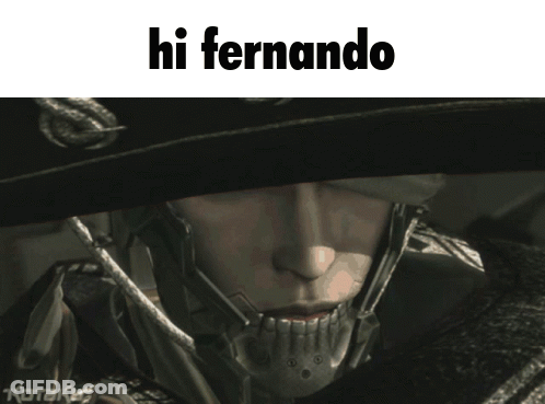 Man Saying Hi Fernando GIF