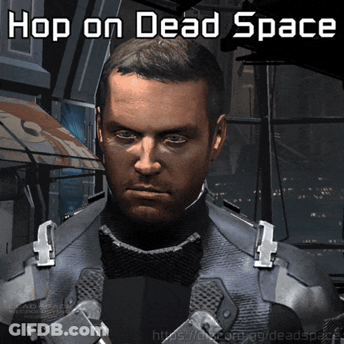 Man Saying Hop On Dead Space GIF