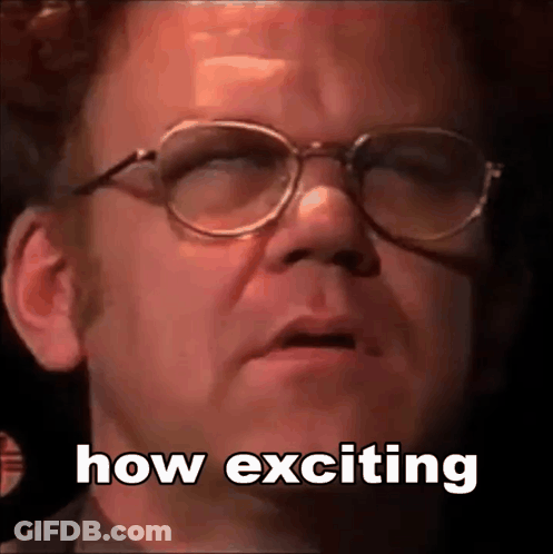 Man Saying How Exciting GIF