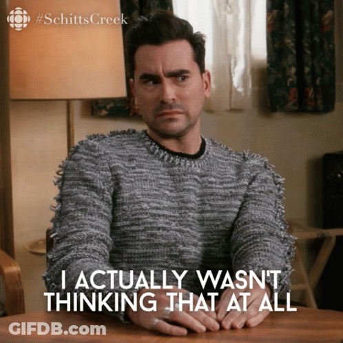 Man Saying I Actually Wasn't Thinking That At All GIF