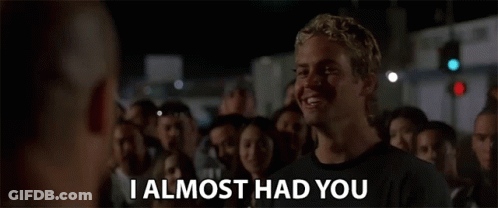 Man Saying I Almost Had You GIF