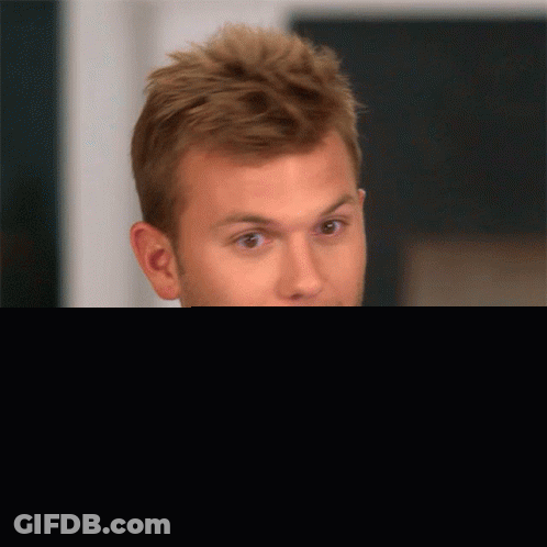 Man Saying I Can't Look Away GIF