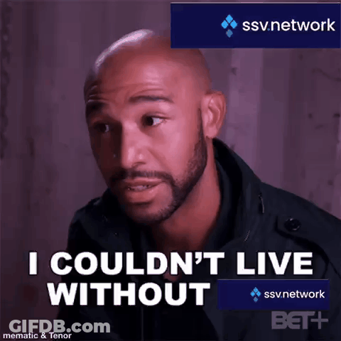 Man Saying I Couldnt Live Without GIF
