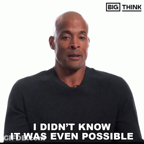 Man Saying I Didn't Know It Was Possible GIF
