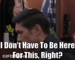 Man Saying I Don't Have To Be Here For This GIF