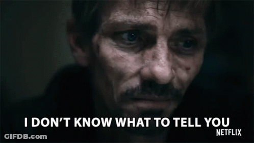 Man Saying I Don't Know What To Tell You GIF