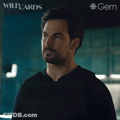 Man Saying I Don't Like This Wildcards Logo GIF