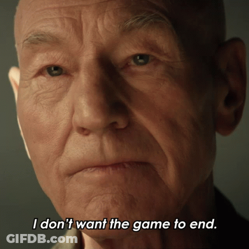 Man Saying I Don't Want The Game To End GIF