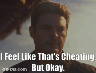 Man Saying I Feel Like That's Cheating But Okay GIF