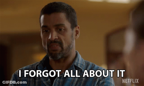 Man Saying I Forgot All About It Netflix Ad GIF
