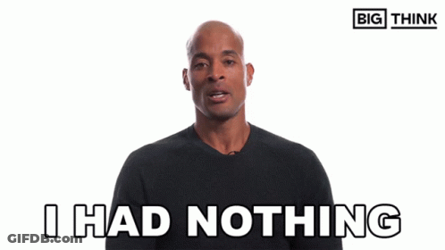 Man Saying I Had Nothing GIF