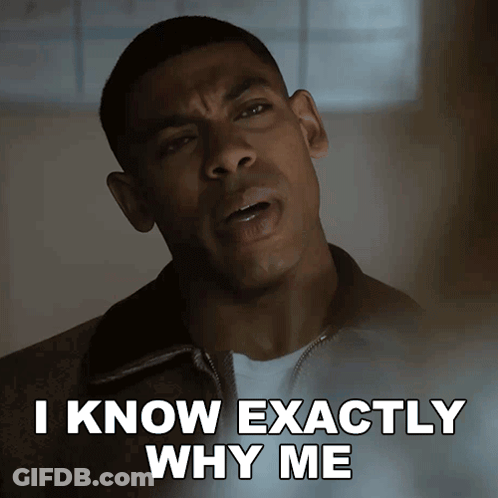 Man Saying I Know Exactly Why Me Serious Look GIF