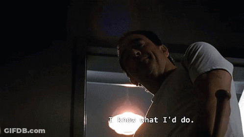 Man Saying I Know What I'd Do In Dark Room GIF