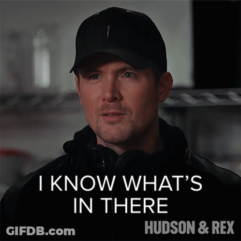 Man Saying I Know What's In There GIF