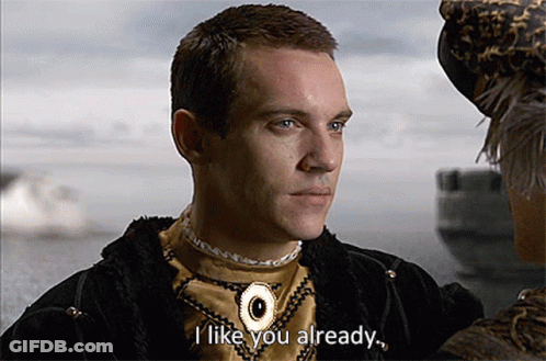 Man Saying I Like You Already To Another Man GIF