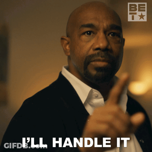 Man Saying I'll Handle It Pointing Finger GIF