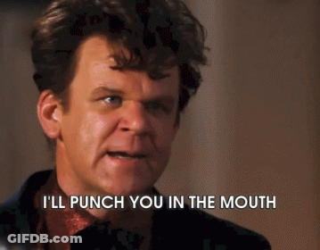 Man Saying I'll Punch You In The Mouth GIF