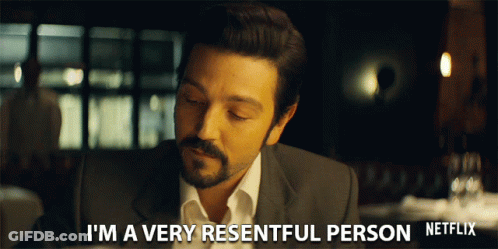 Man Saying I'm A Very Resentful Person GIF