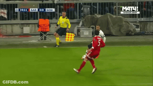 Man Saying I'm All Ears Blue Background GIF