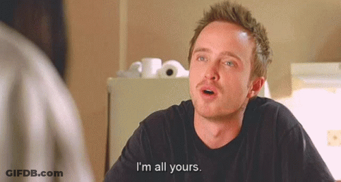 Man Saying I'm All Yours GIF