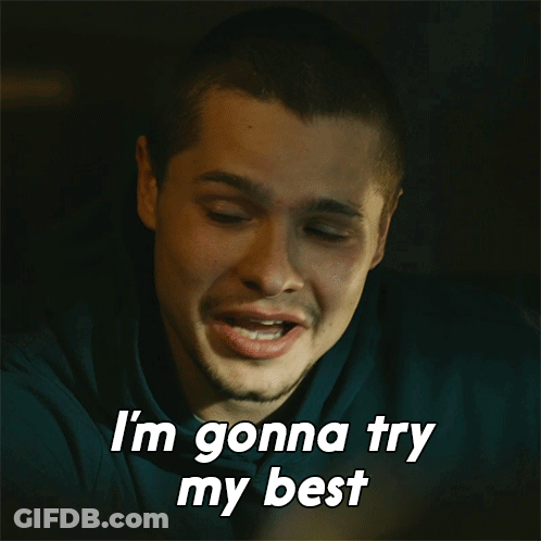 Man Saying I'm Gonna Try My Best GIF