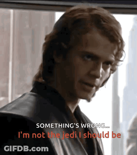 Man Saying I'm Not The Jedi GIF