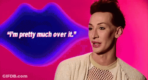 Man Saying I'm Pretty Much Over It GIF