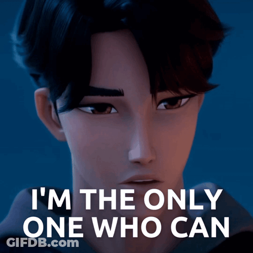 Man Saying I'm The Only One Who Can GIF