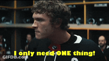 Man Saying I Only Need One Thing GIF