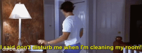 Man Saying I Said Don't Disturb Me When I'm GIF