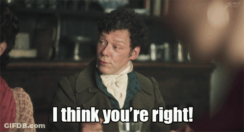 Man Saying I Think You're Right GIF