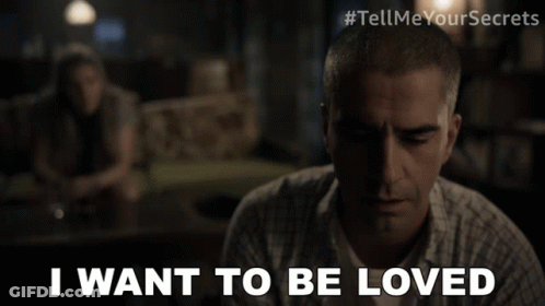 Man Saying I Want To Be Loved GIF