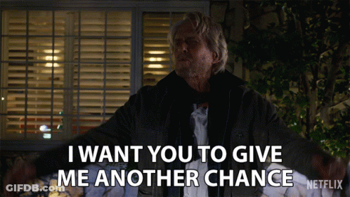 Man Saying I Want You To Give Me Another Chance In Front Of Window GIF