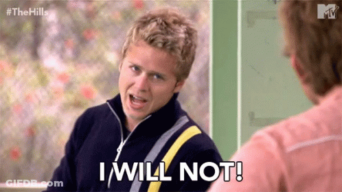 Man Saying I Will Not GIF