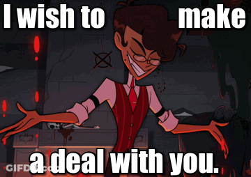 Man Saying I Wish To Make A Deal GIF
