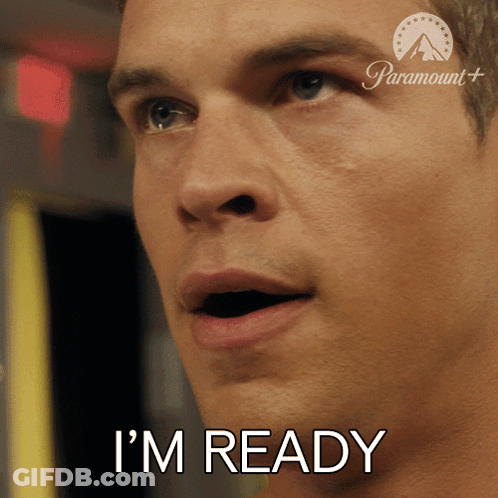 Man Saying Im Ready In Paramount Logo GIF