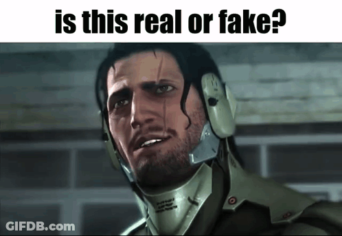 Man Saying Is This Real Or Fake GIF