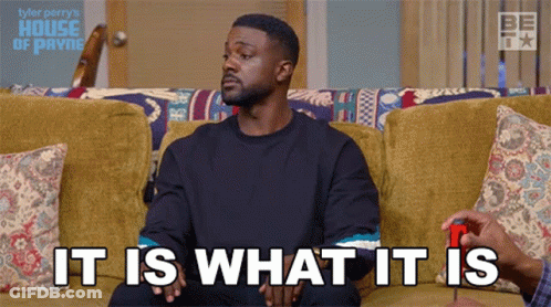 Man Saying It Is What It Is GIF