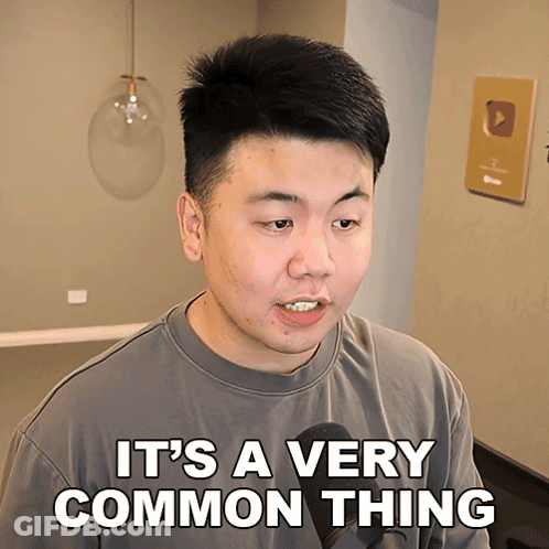 Man Saying It's A Very Common Thing GIF