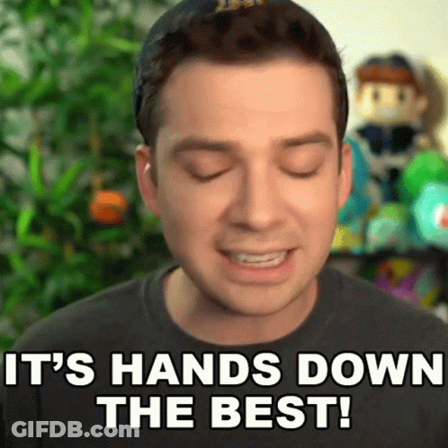 Man Saying It's Hands Down The Best GIF