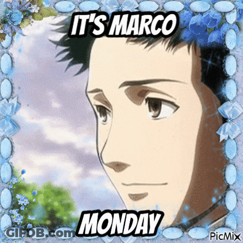 Man Saying It's Marco Monday GIF