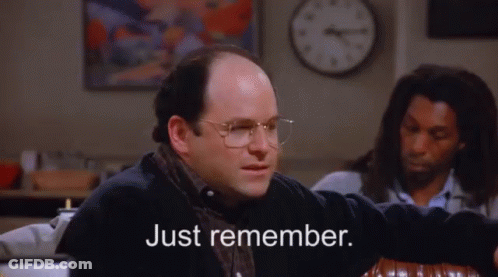 Man Saying It's Not An Alternative Fact In Front Of Clock GIF