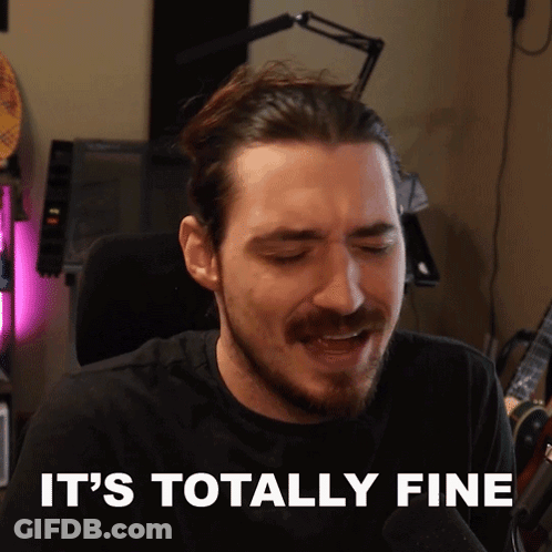 Man Saying It's Perfect In Darkness GIF