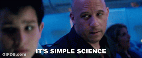Man Saying It's Simple Science GIF