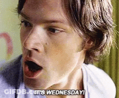 Man Saying It's Wednesday GIF