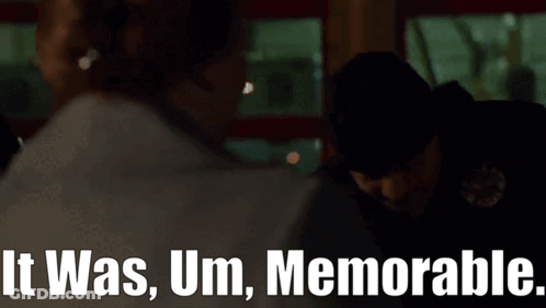 Man Saying It Was Memorable GIF