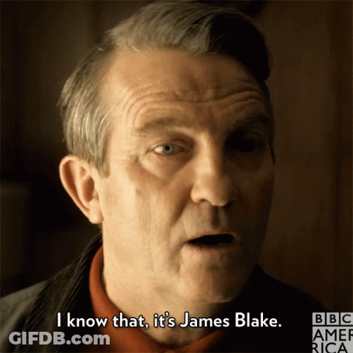 Man Saying James Blake In BBC Ad GIF