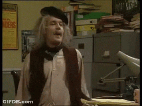 Man Saying Just A Big English P GIF